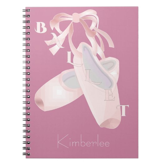 Kinder ballet, speciaal aangepast notitieboek (Voorkant)
