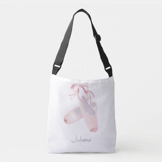 Kinder balletdansdansen op maat crossbody tas (Voorkant)
