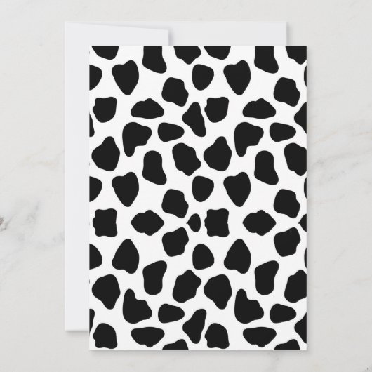 Kinder Barnyard verjaardagsuitnodiging voor jongen Kaart (Achterkant)