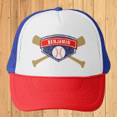 Kinder Baseball Persoonlijke naam Trucker Pet