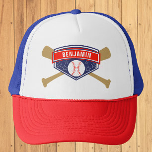 Kinder Baseball Persoonlijke naam Trucker Pet