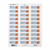 Kinder Baseketball Gift Label Labels (Full Sheet)