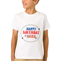 Kinder Basic boy T-Shirt Happy Birthday Herro
