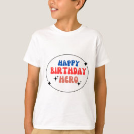 Kinder Basic boy T-Shirt Happy Birthday Herro