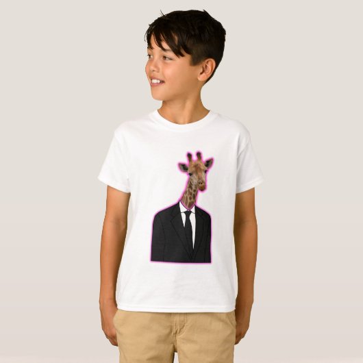 Kinder Basic Giraffe T-shirt (Voorkant volledig)