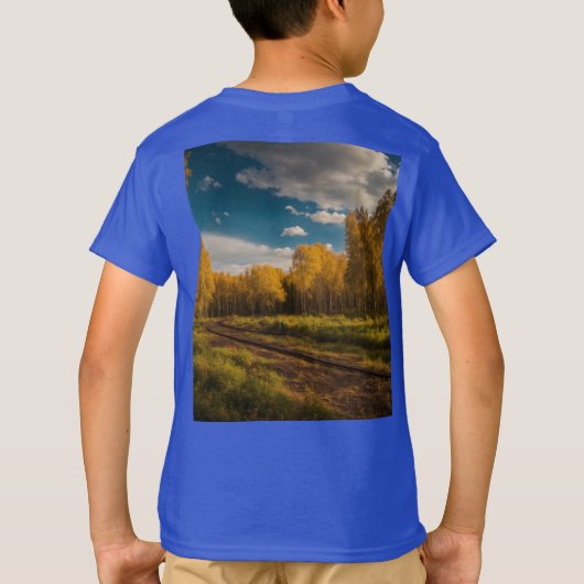 Kinder basic T-shirt – За гармон и ю и м и р (Achterkant)