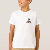 Kinder Basic T-Shirt mit Manga-Sicherheitsfachmann (Voorkant)