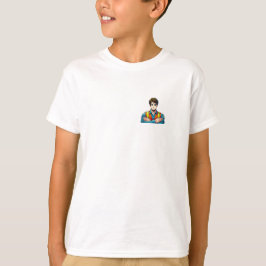Kinder Basic T-Shirt mit Manga-Sicherheitsfachmann