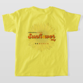 Kinder basic T-shirt - Nationale Zonnebloemdag
