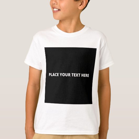 Kinder Basic Wit Tshirt (Voorkant)