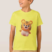 Kinder basis T-shirt (Voorkant)