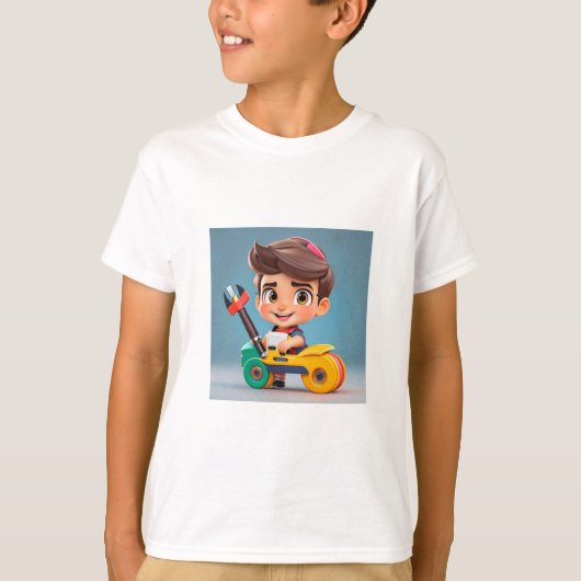 Kinder basis T-shirt (Voorkant)