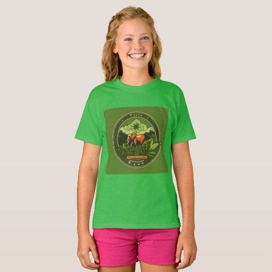 Kinder basis T-shirt (Voorkant volledig)
