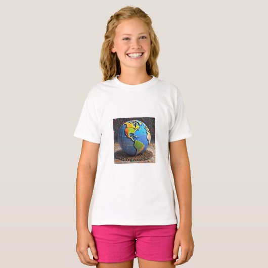 Kinder basis T-shirt (Voorkant volledig)