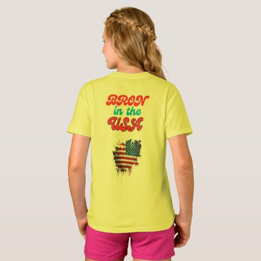 Kinder basis T-shirt (Achterkant volledig)