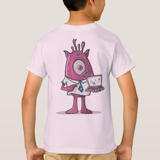 Kinder basis T-shirt (Achterkant)