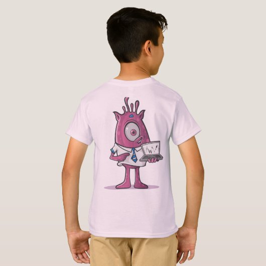 Kinder basis T-shirt (Achterkant volledig)