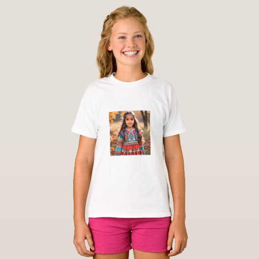 Kinder basis T-shirt (Voorkant volledig)