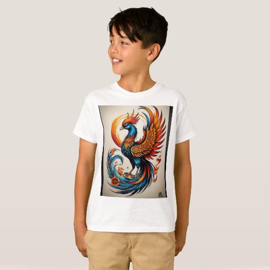 Kinder basis T-shirt (Voorkant volledig)