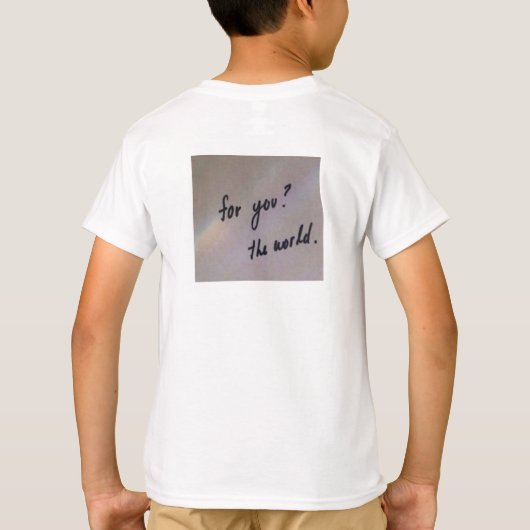 Kinder basis T-shirt (Achterkant)