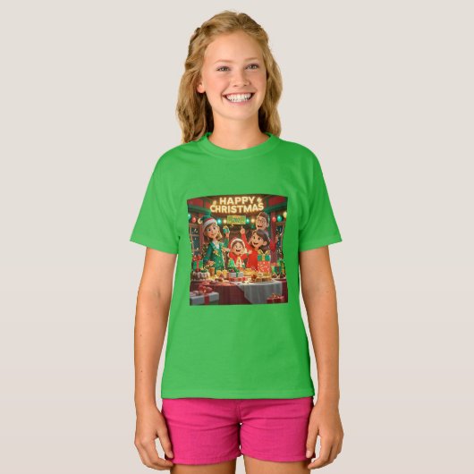 Kinder basis T-shirt (Voorkant volledig)