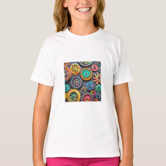 Kinder basis T-shirt (Voorkant)