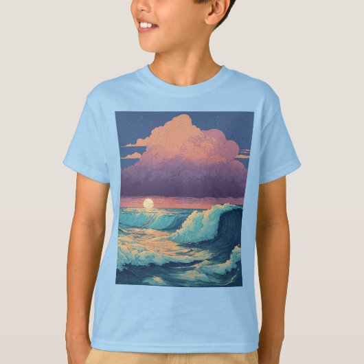 Kinder basis T-shirt (Voorkant)