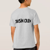 Kinder basisT-shirt met "Neef Crew" achteraan T-shirt (Achterkant)