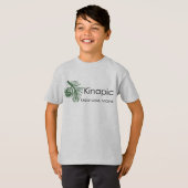 Kinder basisT-shirt met "Neef Crew" achteraan T-shirt (Voorkant volledig)