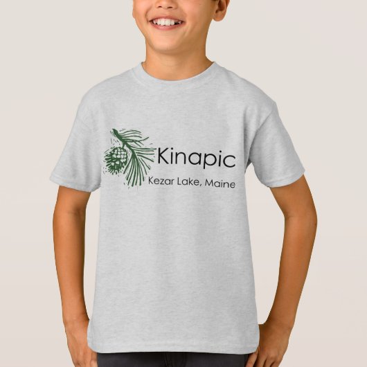 Kinder basisT-shirt met "Neef Crew" achteraan T-shirt (Voorkant)