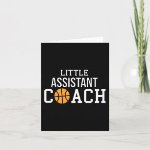 Kinder Basketbal Coach Gift voor Child Assistant C Kaart