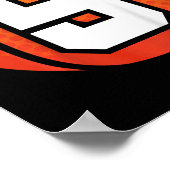 Kinder basketbal Verjaardag 5 Nummer Vijf Jaar Oud Poster (Hoek)