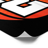 Kinder Basketbal Verjaardag Nummer 2 voor Twee Jaa Poster (Hoek)