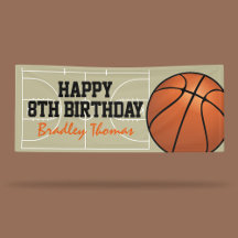 Kinder Basketball Court Birthday Party
