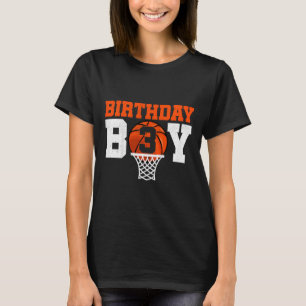 Kinder Basketball speler 3 jaar oud Jongen Basketb T-shirt