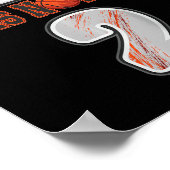 Kinder basketballer 2 jaar oud jongen basketbal poster (Hoek)