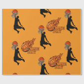 kinder basketbalpartij Madness Cadeaupapier (Vlak)