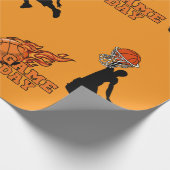 kinder basketbalpartij Madness Cadeaupapier (Hoek)