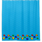 Kinder Bath Colorful Fish Shower Curtain Douchegordijn (Voorkant)
