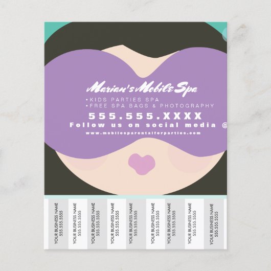 Kinder bedrijfspartnerschappen van Spa Flyer (Voorkant)