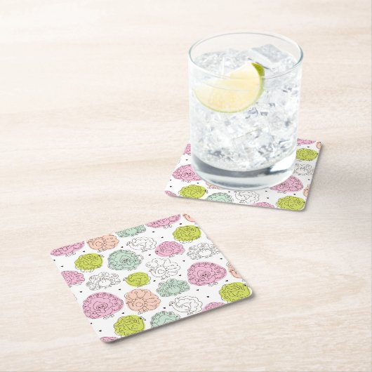 kinder behang kartonnen onderzetters (Insitu)