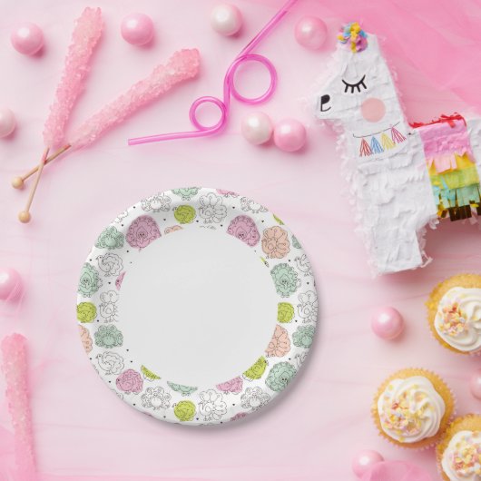 kinder behang papieren bordje (Feest)