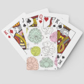 kinder behang pokerkaarten (Achterkant)