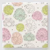 kinder behang stenen onderzetter (Voorkant)