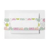 kinder behang  uitnodigingen wikkel (Voorkant Voorbeeld)