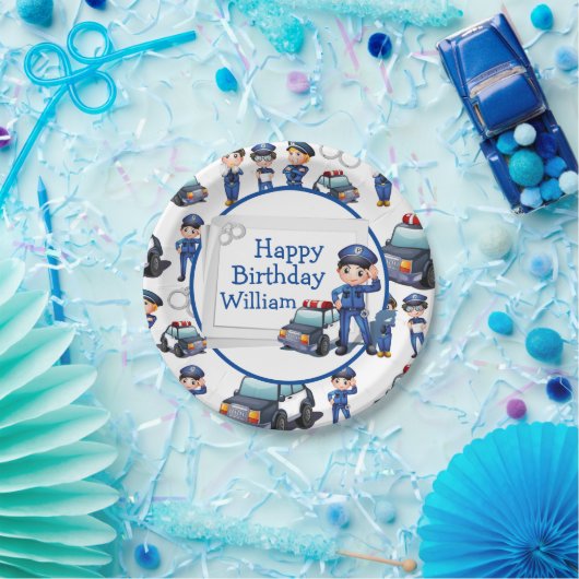 Kinder beleid aanpassen papieren bordje (Feest)