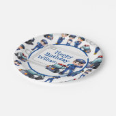 Kinder beleid aanpassen papieren bordje (Gekanteld)