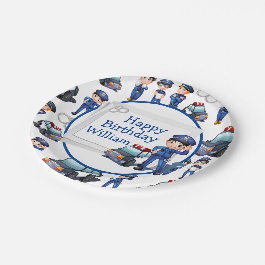 Kinder beleid aanpassen papieren bordje (Gekanteld)