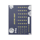 Kinder Beloningssysteem Bedtime Verantwoordelijkhe Notitieblok (Linkerzijde)