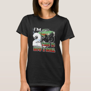 Kinder ben ik 2 jaar oud Dit is hoe ik Monster Tr  T-shirt